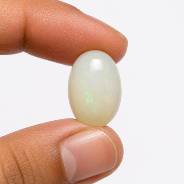 Natural White Ethiopian Opal - 4 carats