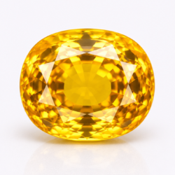 Golden Ceylon Sapphire – 7.14 Carats