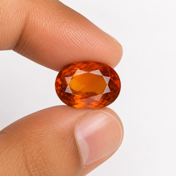 Natural Hessonite (Gomed) - 7 Carats