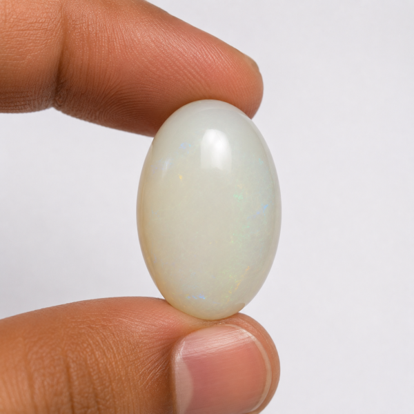 Natural White Ethiopian Opal - 8 Carats