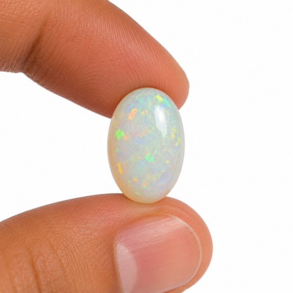Natural White Australian Opal - 3.5 Carats