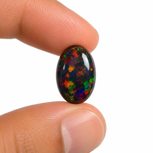 Natural Black Ethiopian Opal - 4.5 Carats
