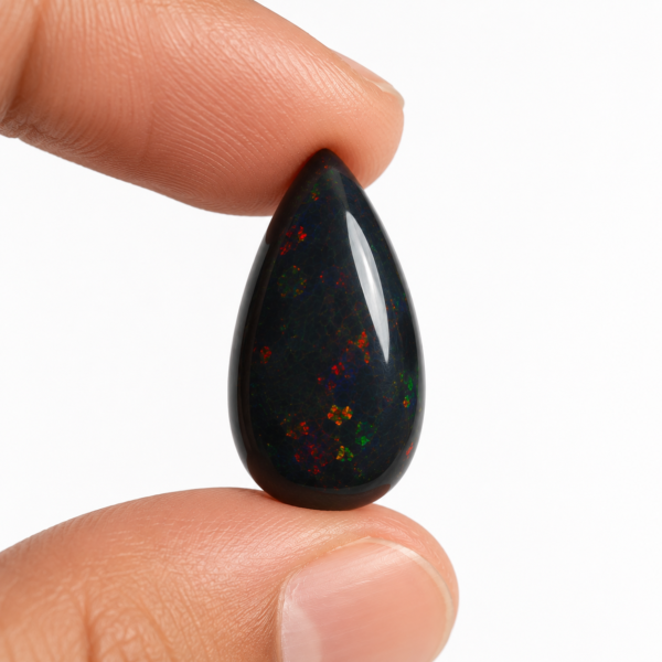 Natural Black Ethiopian Opal - 6.5 Carats
