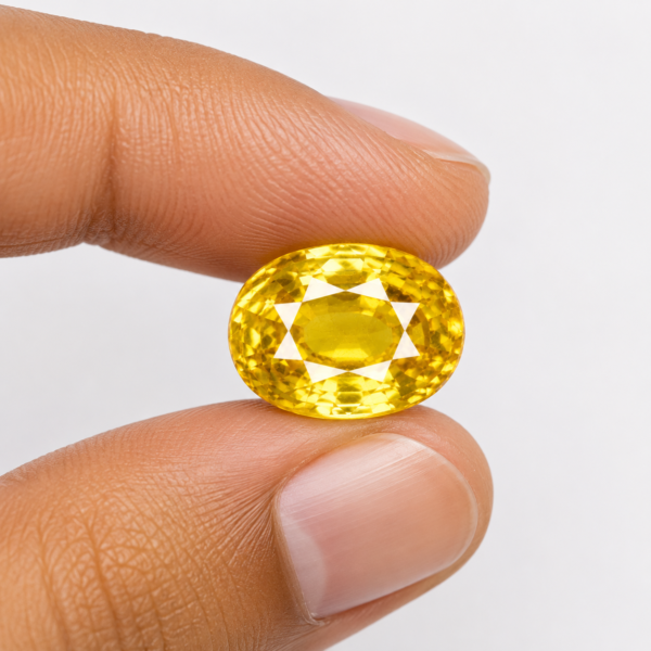 Natural Yellow Sapphire - 5.5 Carats